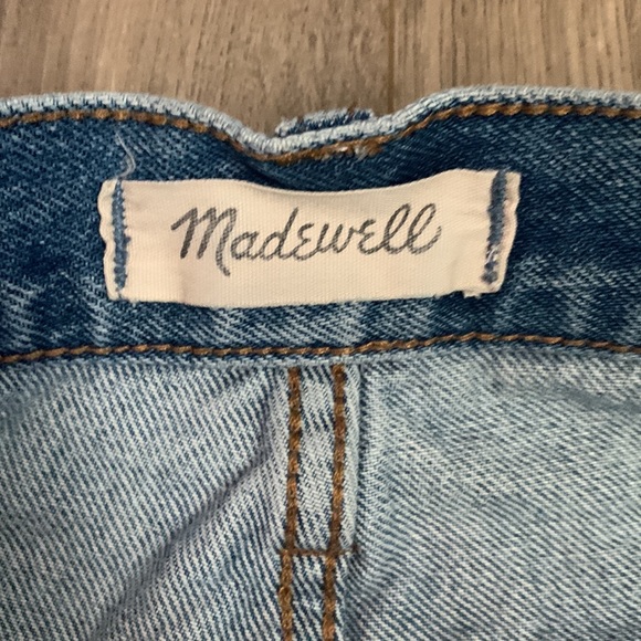 Madewell Classic High-Rise Distressed Straight Jean - Picture 5 of 9